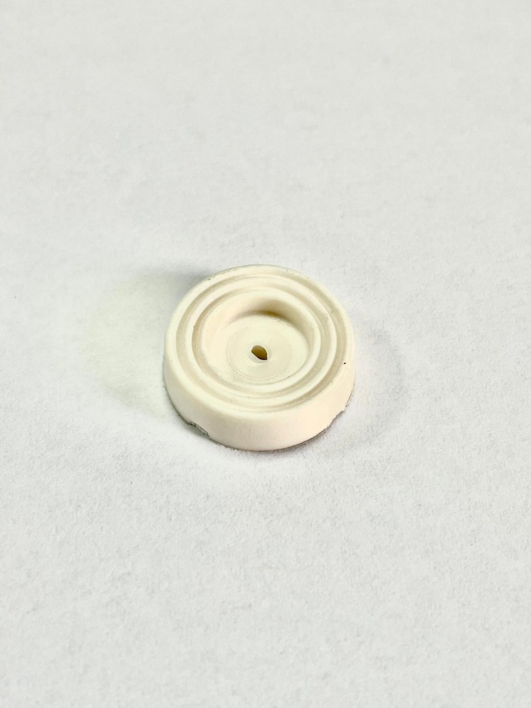Rubber Glider White 30mm