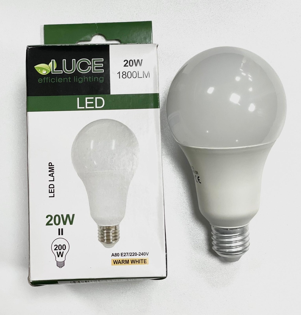 [008513] Luce Led 20w E27 Warm