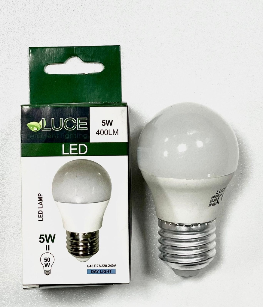 Luce Led Ball 5w E27 Warm
