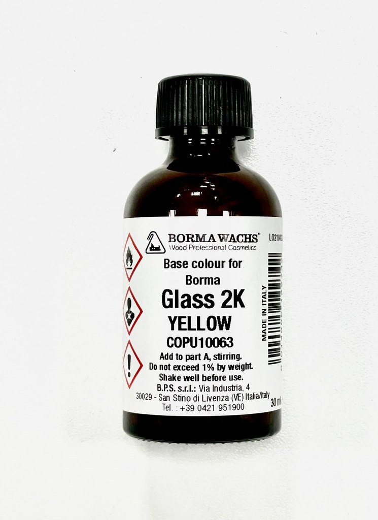 [008910] Borma Glass Tint 30ml Yellow