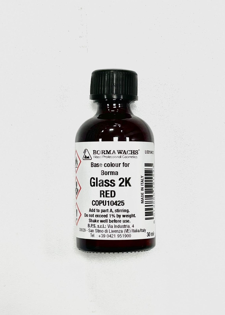 Borma Glass Tint 30ml Red
