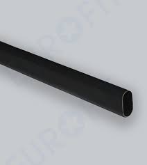 [000137] Pipe Oval Black Wardrobe 3mt