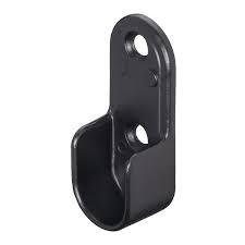 Short Support for Pipe Oval BLACK