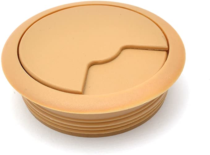 Cable Desk Cover Coffee Round 80mm
