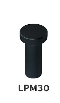 [008895] Hanger 1 Hook Cylinder Black WU01