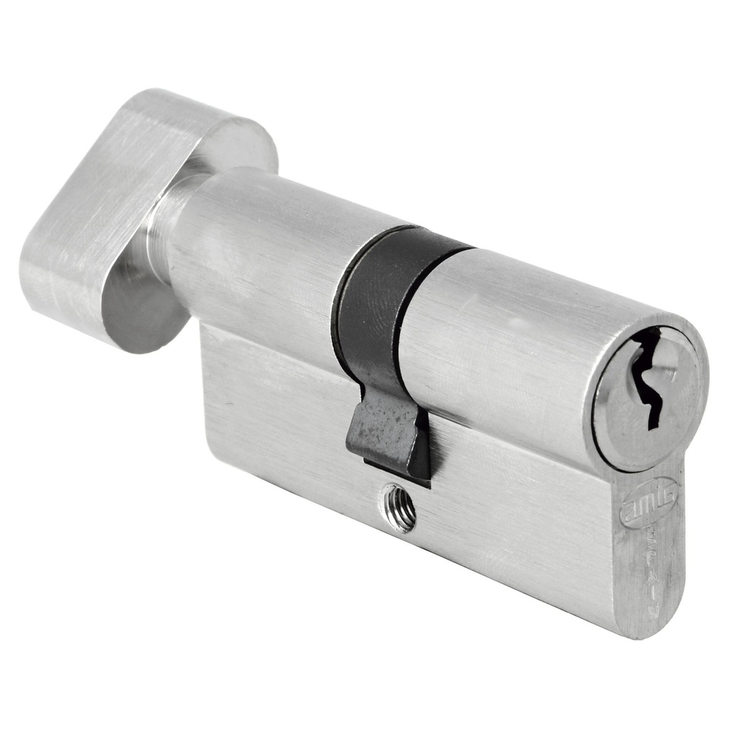 AMIG Cylinder 9500 60mm Chrome w/Knob ( 25-10-25 )