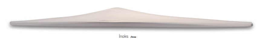 [000226] C/Handle Olivin Inox 96mm - X