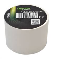 Electric Tape White 50mm