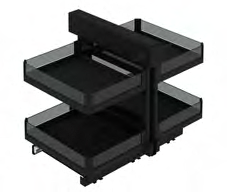 [000400] Secret Corner Premium 40cm R S3006 Anthracite