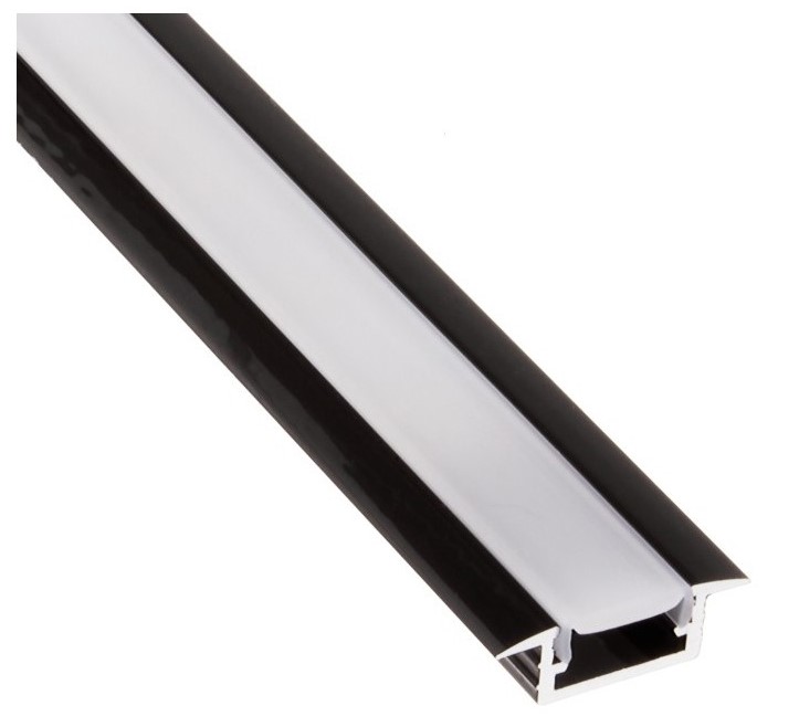 Profile for LED INLINE Black 2mt