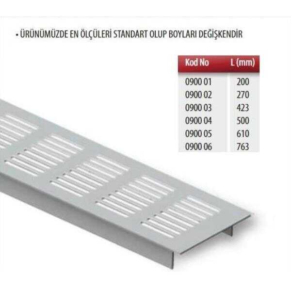 [000603] Air Vent Aluminium 70 x 270