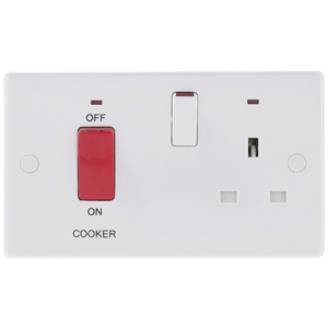 45A DP Switch + 13A Socket W/Neon