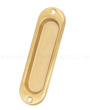 Handle Recess Blind Brass 120mm - X