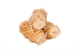 [000930] Natural Twisted Wood Wool Fire Starter