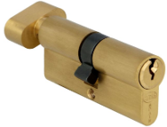 [009043] AMIG Cylinder 9500 60mm Brass w/Knob ( 25-10-25 )