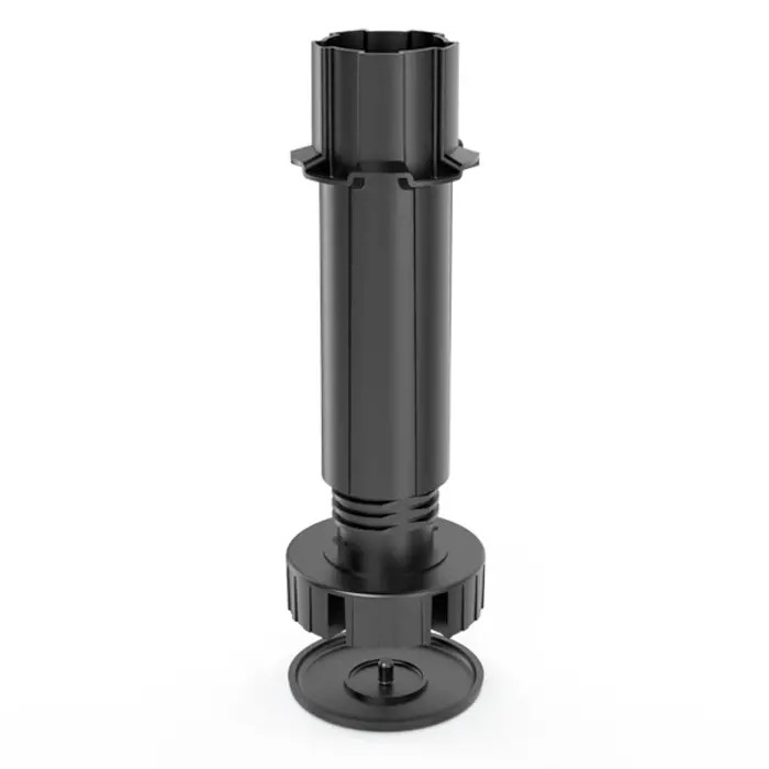 [001365] Hector Foot and Shaft 150mm Black