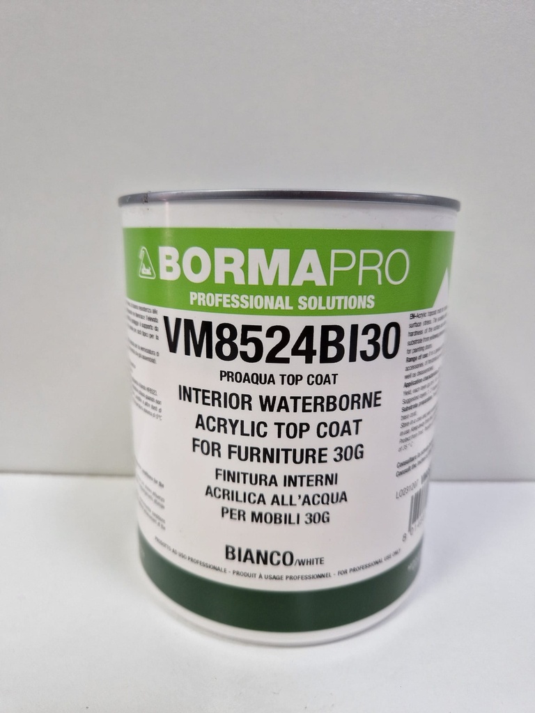 INT - Pro Nat. Topcoat White 1kg 30Gloss