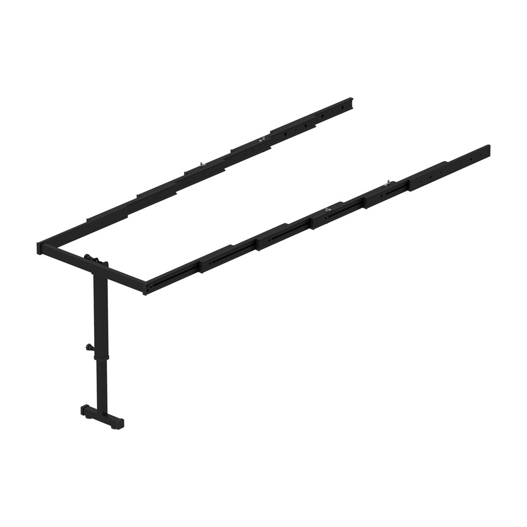 [006235] Foldable Telescopic Table with Leg 600mm S2144 Anthracite