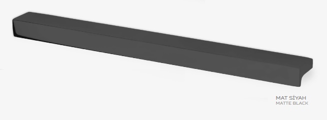 Handle Leman Matt Black 160mm