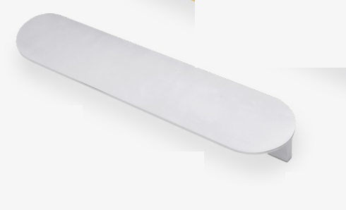C/Handle Shape Satin Nickel 224mm - X