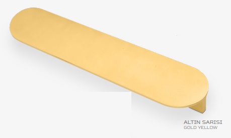 C/Handle Shape Matt Brass  96mm - X