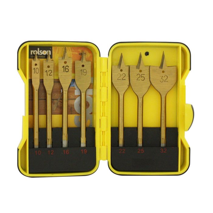 Rolson Flat Bit Set 7 Pcs