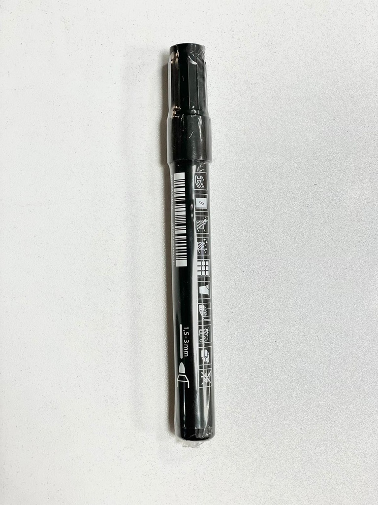 [000655] Permament Marker Black Bullet Push Click