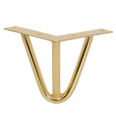 Leg Ucgen Gold 15cm