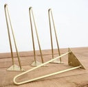 Table Leg Ucgen Brass 74cm