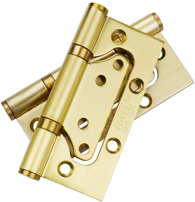 [001666] Lazy Hinge 4.0 x 2.5 Brass