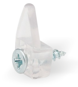 Mirror / Glass Clip 4mm Plastic