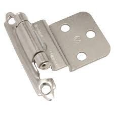 Hinge Self Closing 5/8 Matt Nickel