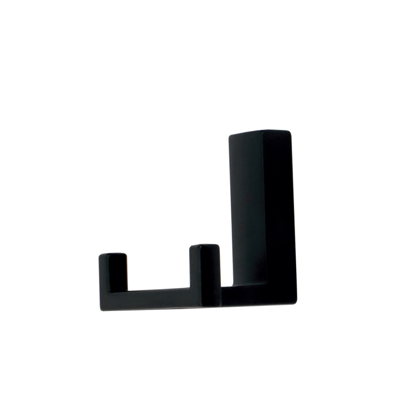 Hanger 2 Hook Black 675