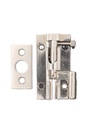 DB1040 Cranked Door Bolt  50mm S/Nickel