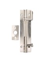 DB1040 Cranked Door Bolt 100mm S/Nickel