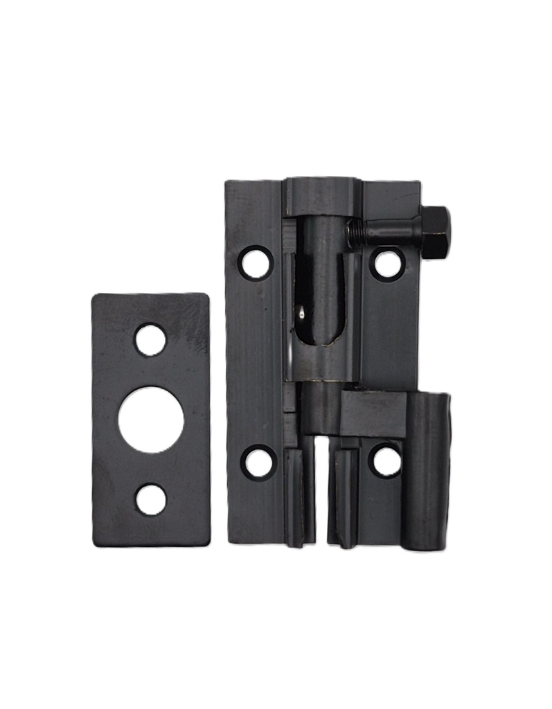 DB1040 Cranked Door Bolt  50mm Black