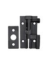 DB1040 Cranked Door Bolt  50mm Black
