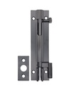 DB1040 Cranked Door Bolt 100mm Black