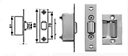 DK1001 S/Steel Door Barrel Lock