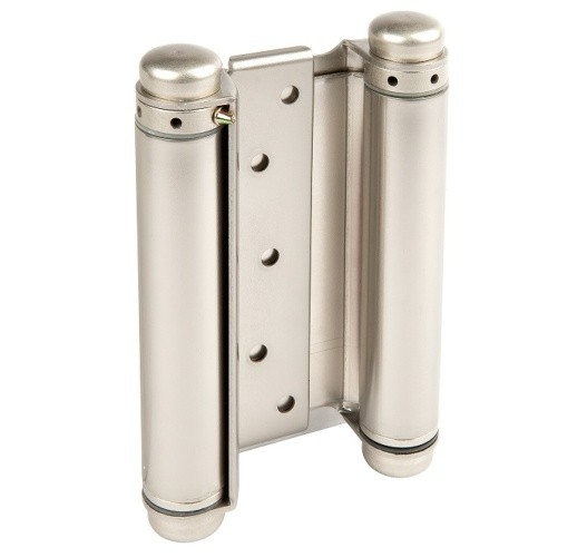 Double Spring Action Nickel Each Hinge 100mm