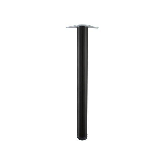 [002200] Breakfast Table Leg Square 60x60x900mm Black