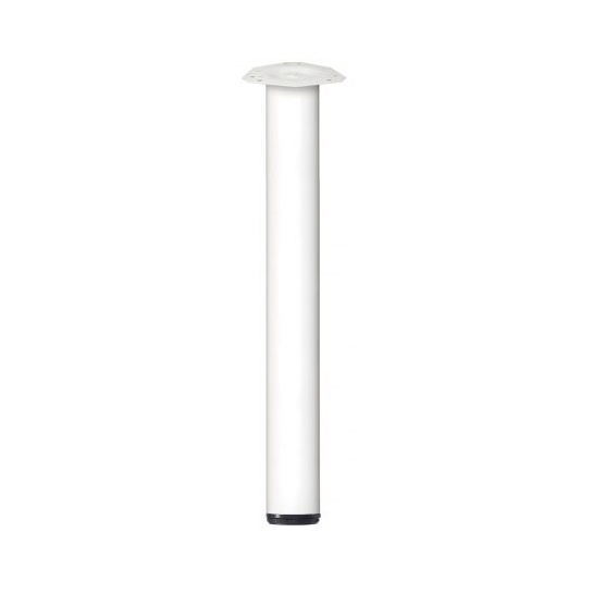 Breakfast Table Leg Round 900mm White