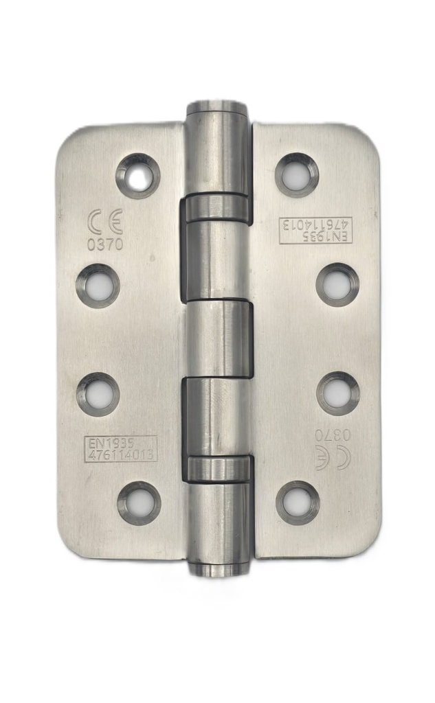 Hinge 4.0x3.0x3.0 S/Steel Round Mudelli - Fire Rated / EN Cert.