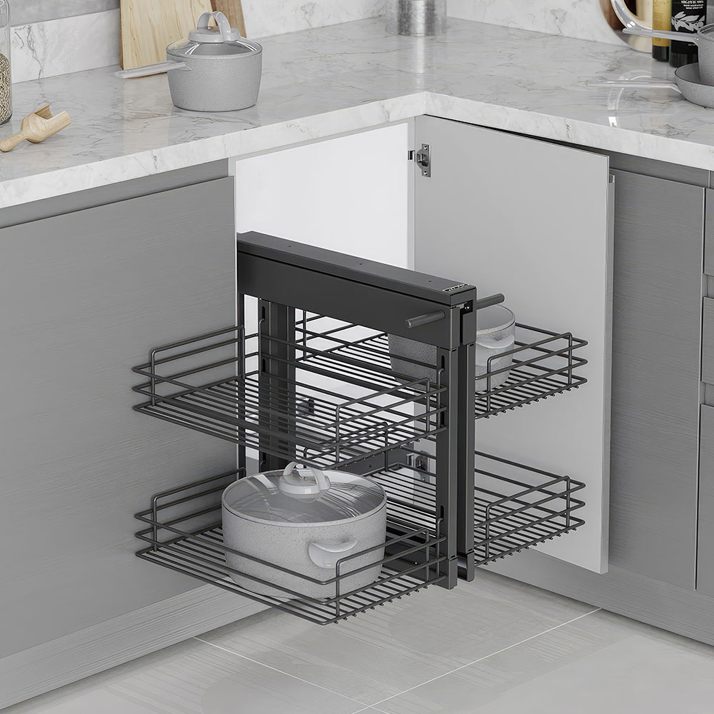 [002153] Secret Corner 50cm L/R S3009 Anthracite