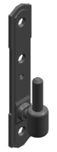 AMIG Pivot Plate for Hinge 3010/3011 Black
