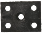 AMIG Cover for Hinge Black