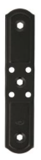 AMIG Plate Vertical for Hinge 3010/3020 140 Black
