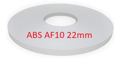 ABS 2224C 1/22MM White AF10