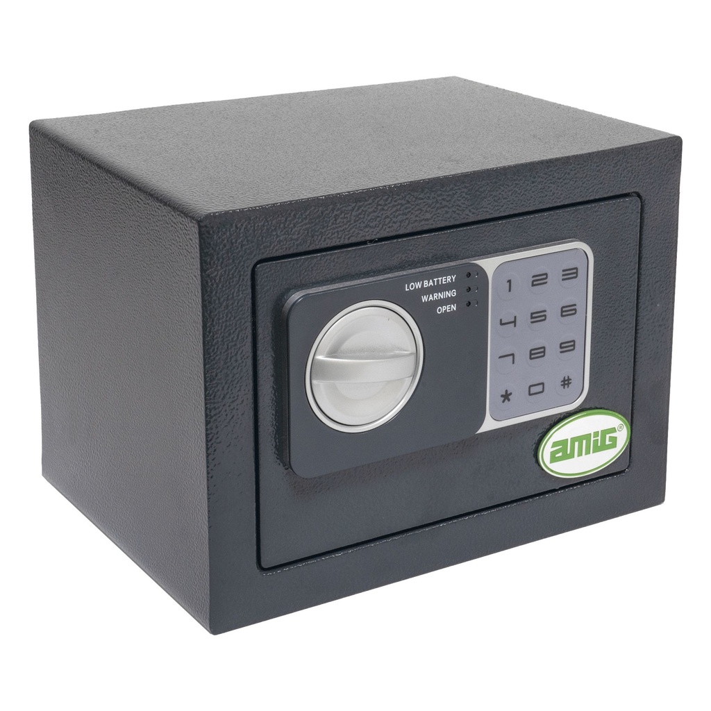 [009207] AMIG Safe Box Topsecure-M 23x17x17cm Grey