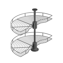 [004489] 1/2 Turning Basket Corner 74cm S3011 Anthracite